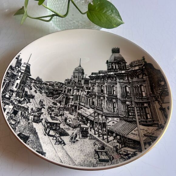 Gorham fine China USA Pasadena 1874 to 1974 dinner plate Carlos Diaz - Picture 1 of 7